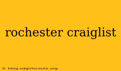 rochester craiglist