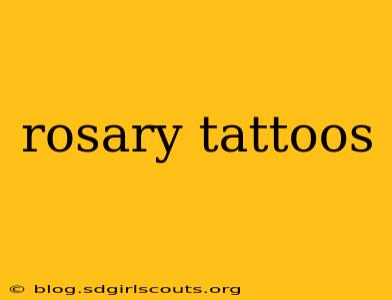 rosary tattoos
