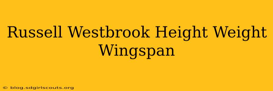 Russell Westbrook Height Weight Wingspan