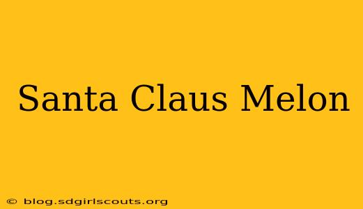 Santa Claus Melon