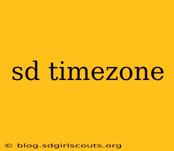 sd timezone