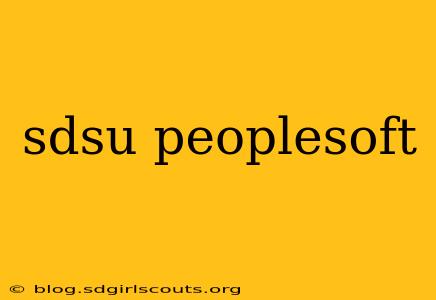 sdsu peoplesoft