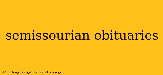 semissourian obituaries