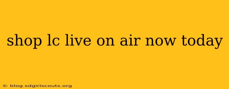 shop lc live on air now today