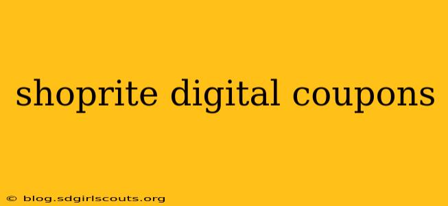 shoprite digital coupons