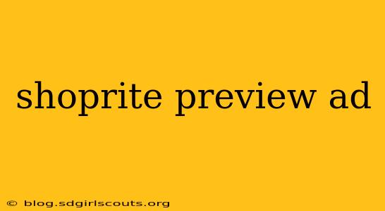 shoprite preview ad