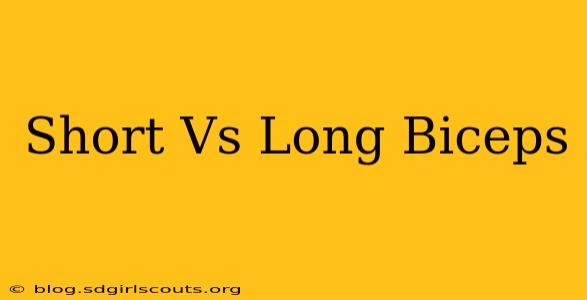 Short Vs Long Biceps