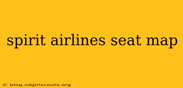 spirit airlines seat map