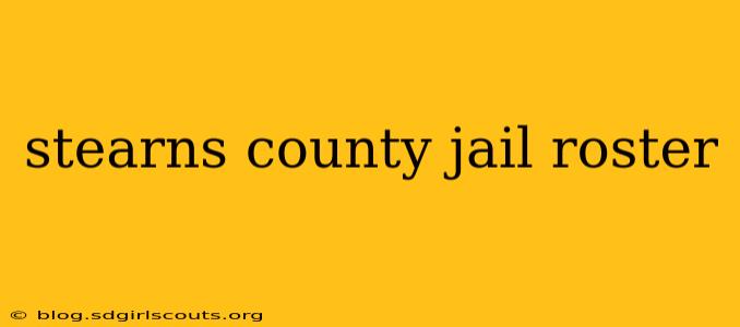 stearns county jail roster