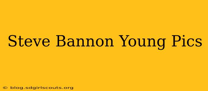 Steve Bannon Young Pics