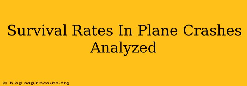 Survival Rates In Plane Crashes Analyzed