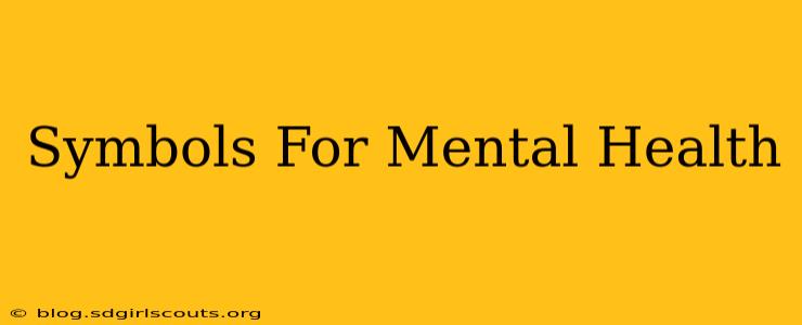 Symbols For Mental Health