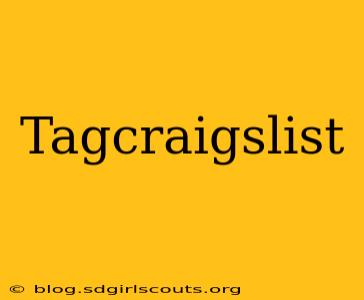 Tagcraigslist