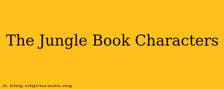 The Jungle Book Characters