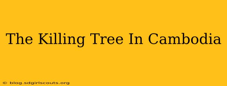 The Killing Tree In Cambodia