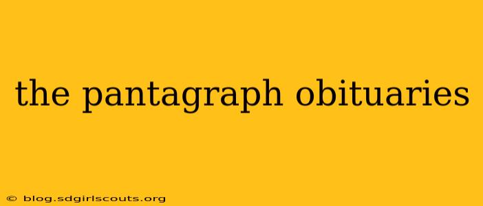 the pantagraph obituaries