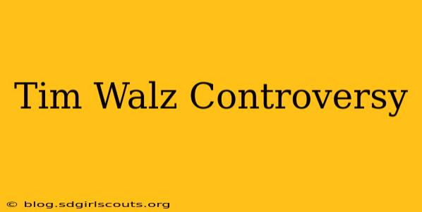 Tim Walz Controversy