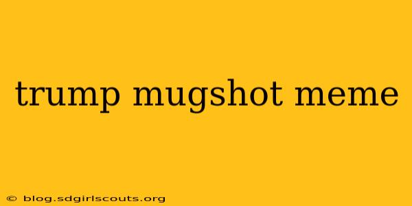 trump mugshot meme