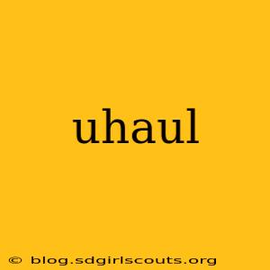 uhaul