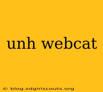 unh webcat