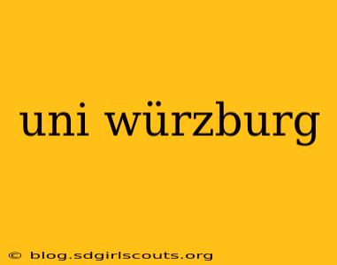 uni würzburg