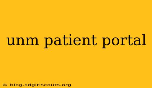 unm patient portal