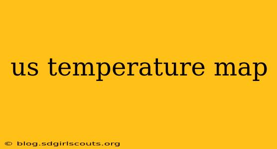 us temperature map