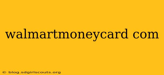 walmartmoneycard com