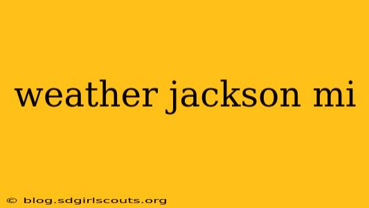 weather jackson mi