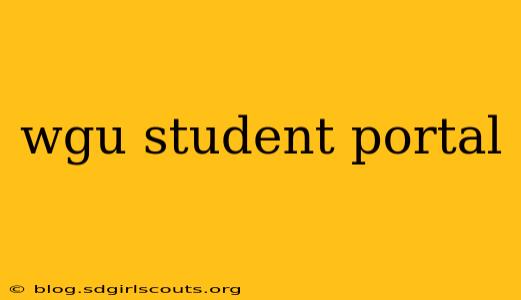 wgu student portal