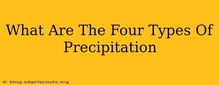 What Are The Four Types Of Precipitation