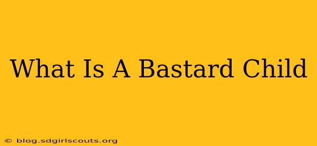 What Is A Bastard Child