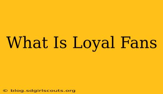 What Is Loyal Fans