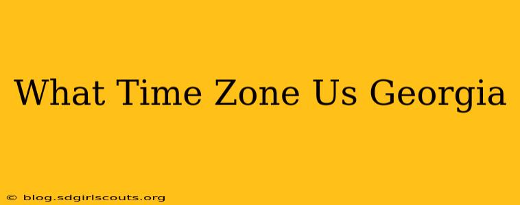 What Time Zone Us Georgia