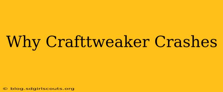Why Crafttweaker Crashes
