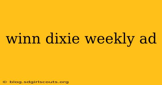 winn dixie weekly ad