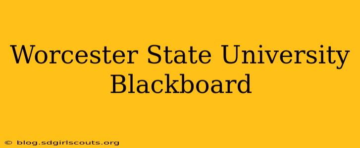 Worcester State University Blackboard
