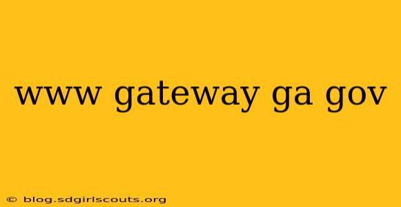 www gateway ga gov