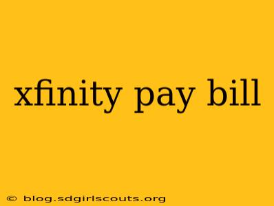 xfinity pay bill